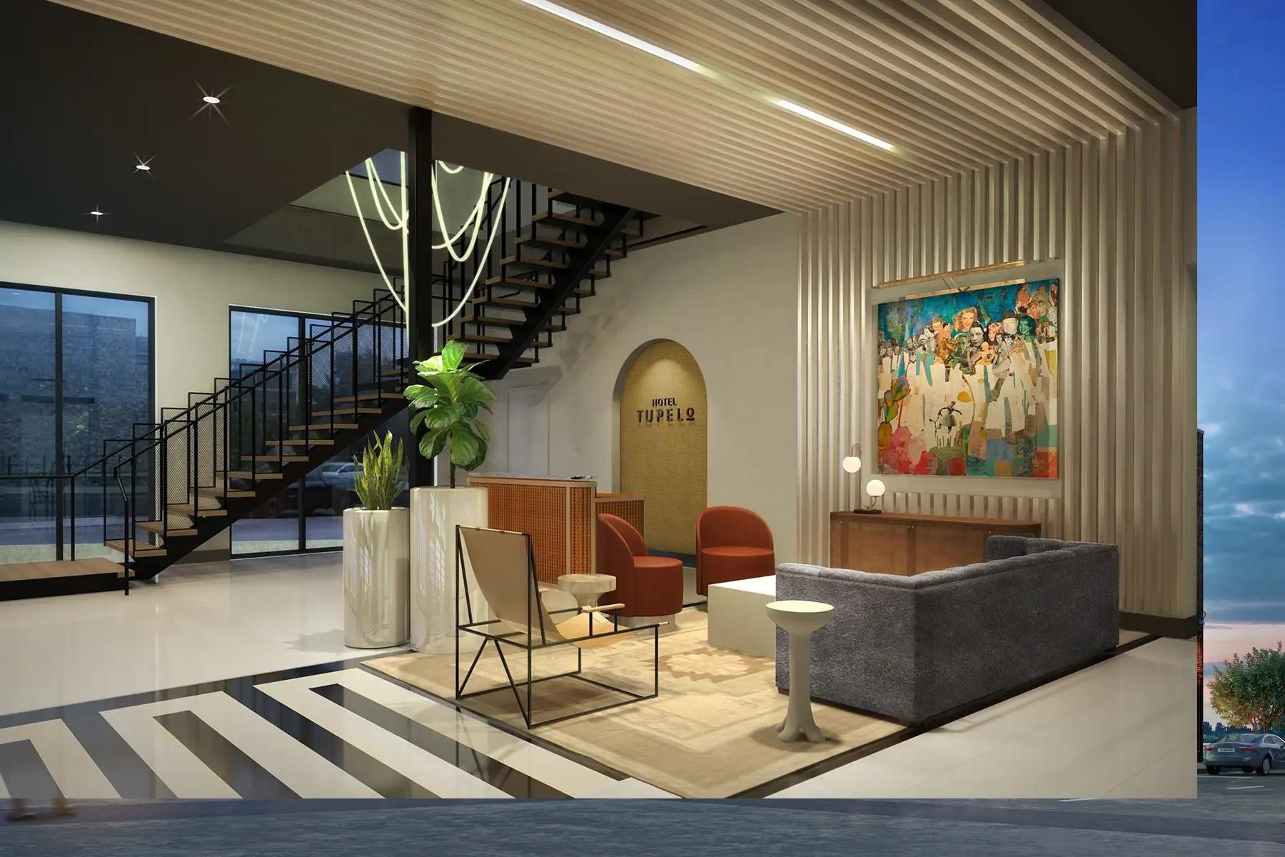 Hotel Tupelo, A Wyndham Hotel ภายนอก รูปภาพ